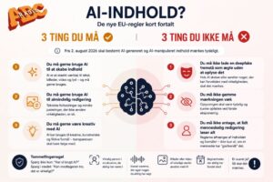 De nye EU-regler for AI-indhold og deepfake. 3 ting du må og 3 ting du ikke må